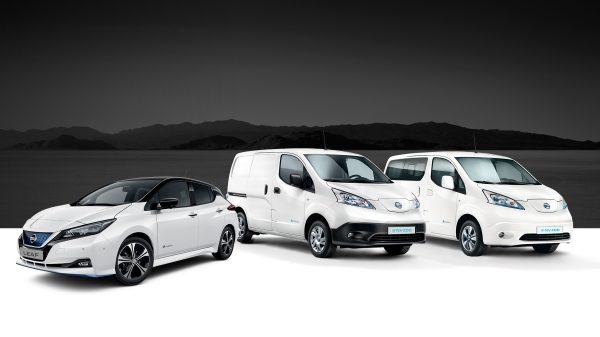 Nissan elektrische voertuigen gamma