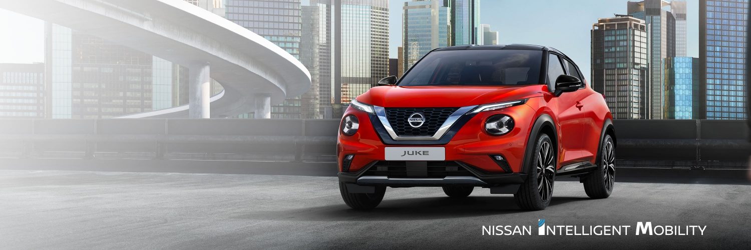 Nissan JUKE parked in the city