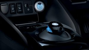 Nissan Leaf blå detaljer