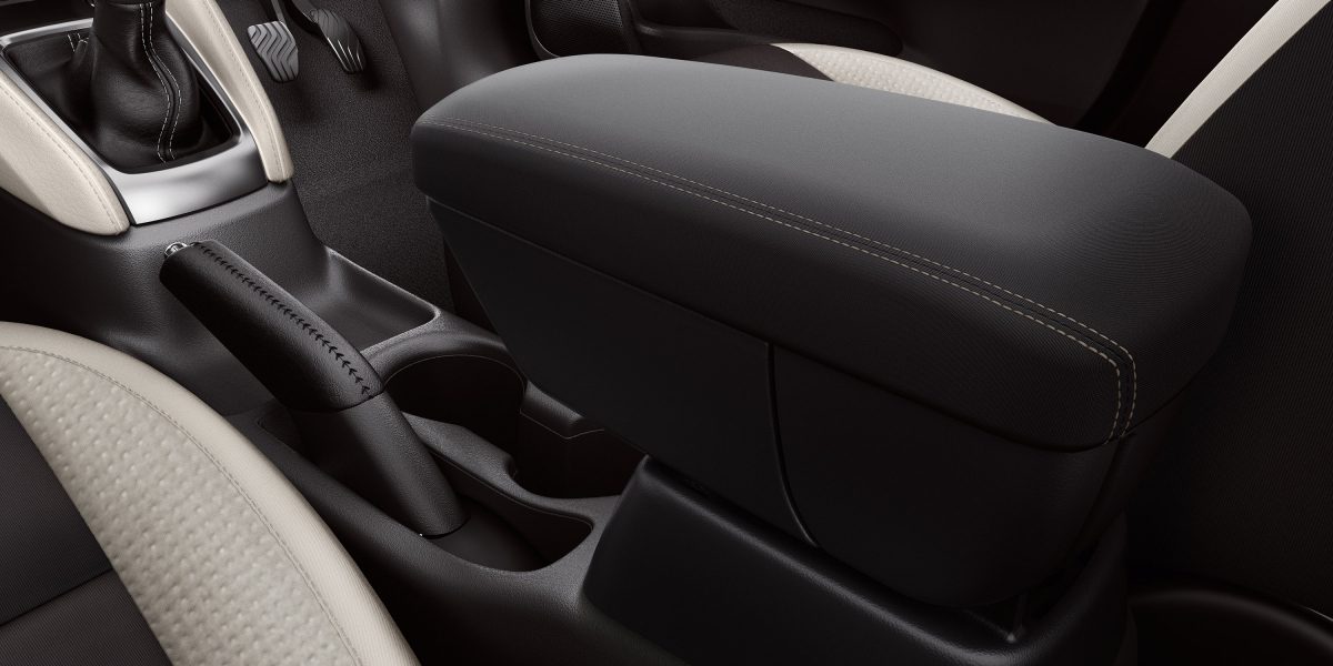 Nissan Micra leather armrest