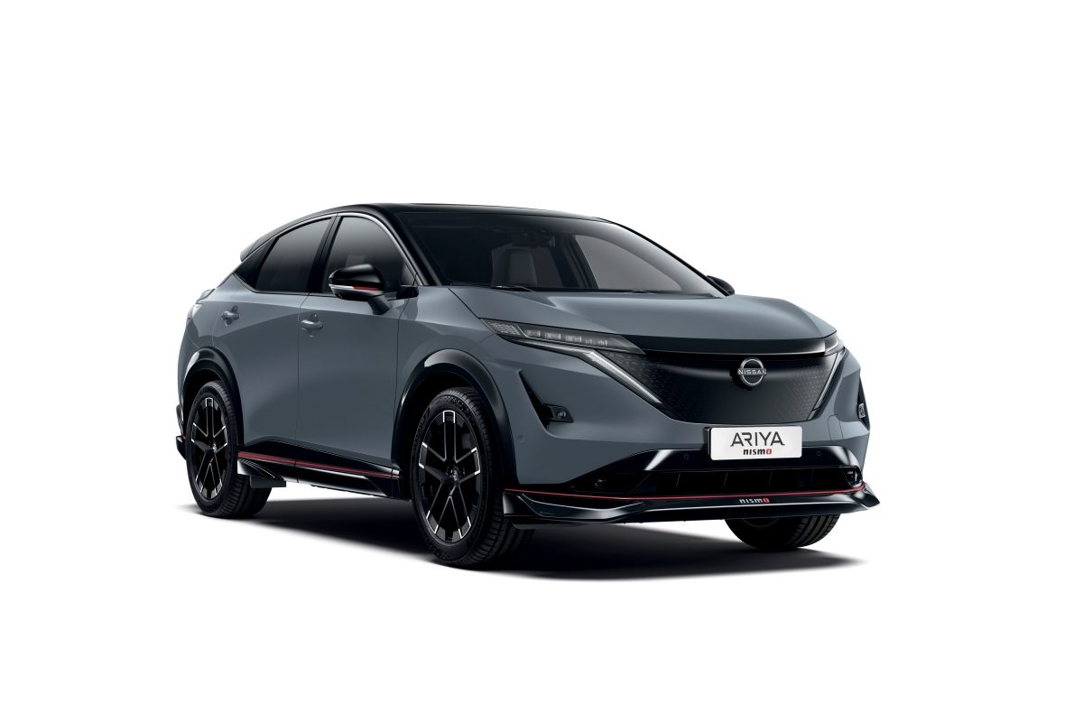 Foto do modelo ARIYA, crossover totalmente elétrico da Nissan, 2021
