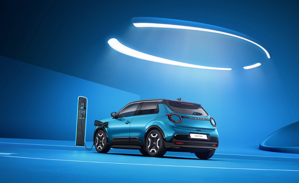 Nissan LEAF med familj