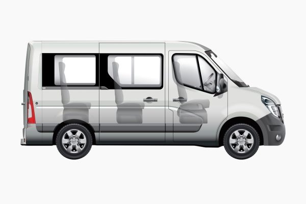 Illustration av LHD profilvy INTERSTAR - Combi van