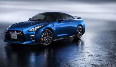 Zijaanzicht - Nieuwe Nissan GT-R