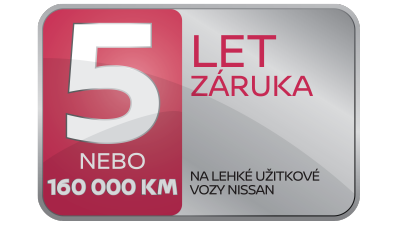 Tovární záruka 5 let na lehké užitkové vozy Nissan