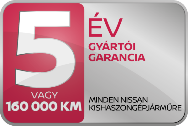 5 éves garancia