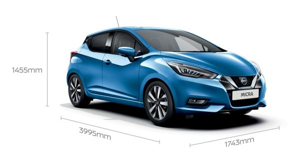 Nissan Micra dimension