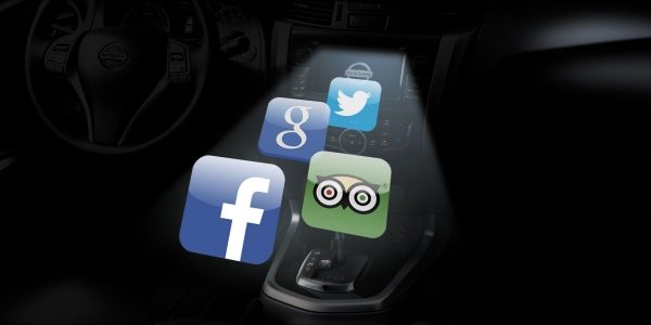 Systém NissanConnect s aplikacemi pro chytrý telefon
