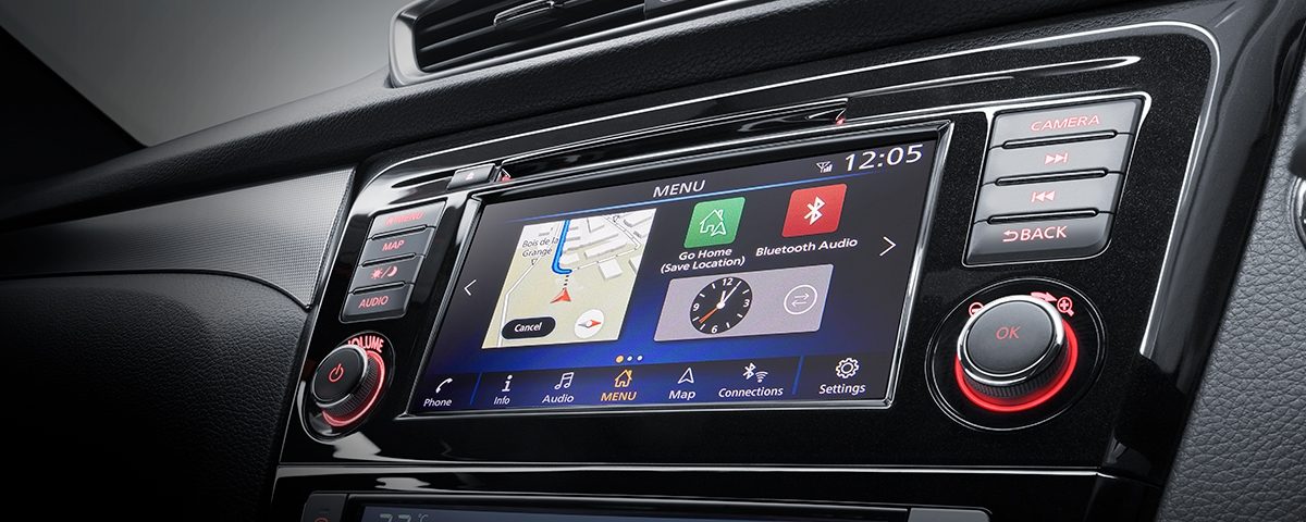 Qashqai A-IVI menu screen