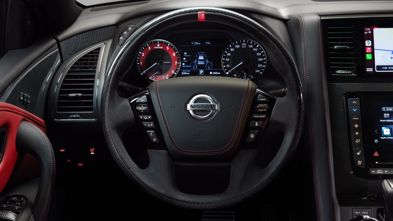 Nissan PATROL NISMO interior dashboard