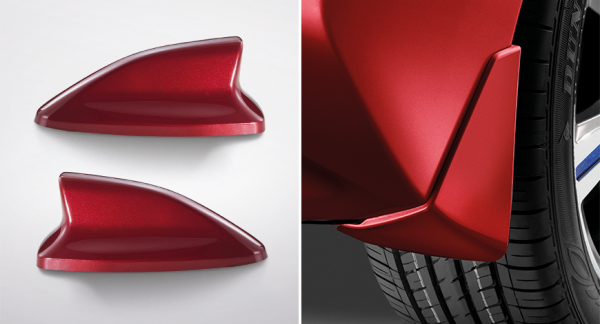 Leaf antenna + mudguard kit