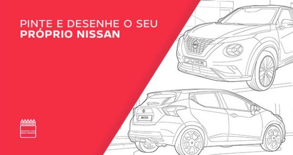 Nissan Pinta y colorea