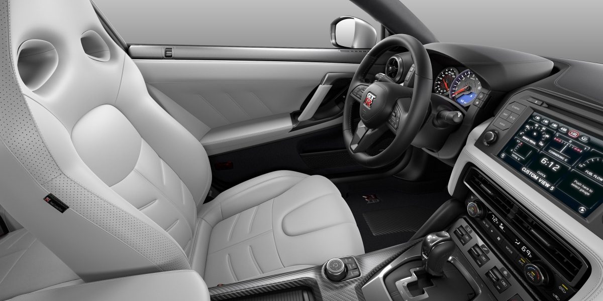 Nissan GT-R hai gray semi-aniline leather interior