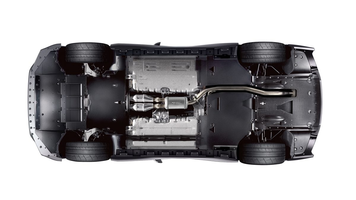 Nissan GT-R aerodynamic underbody