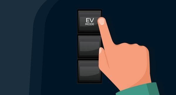Energieeffizienteres Fahren EV-Modus