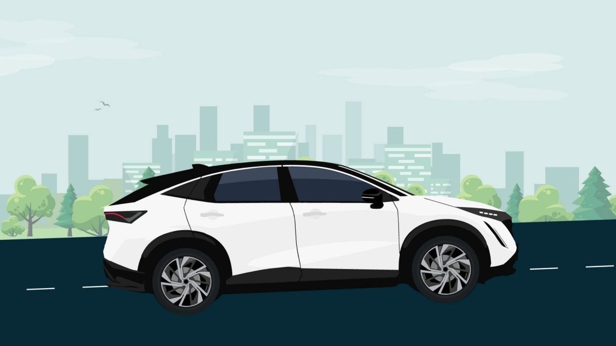 Energieeffizienteres Fahren – statische Profilaufnahme eines Fahrzeugs