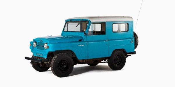 1967 Packshot des ersten Nissan SUV Patrol