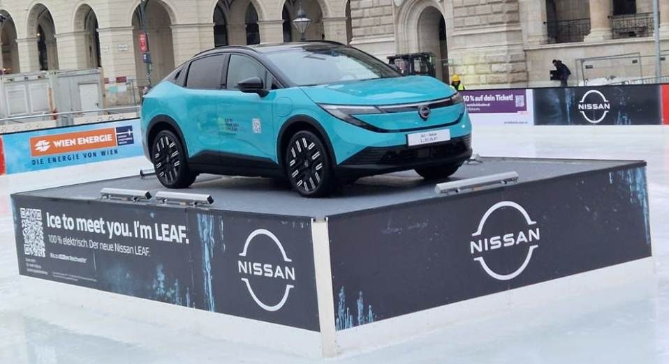 Der neue Nissan LEAF am Wiener Eistraum