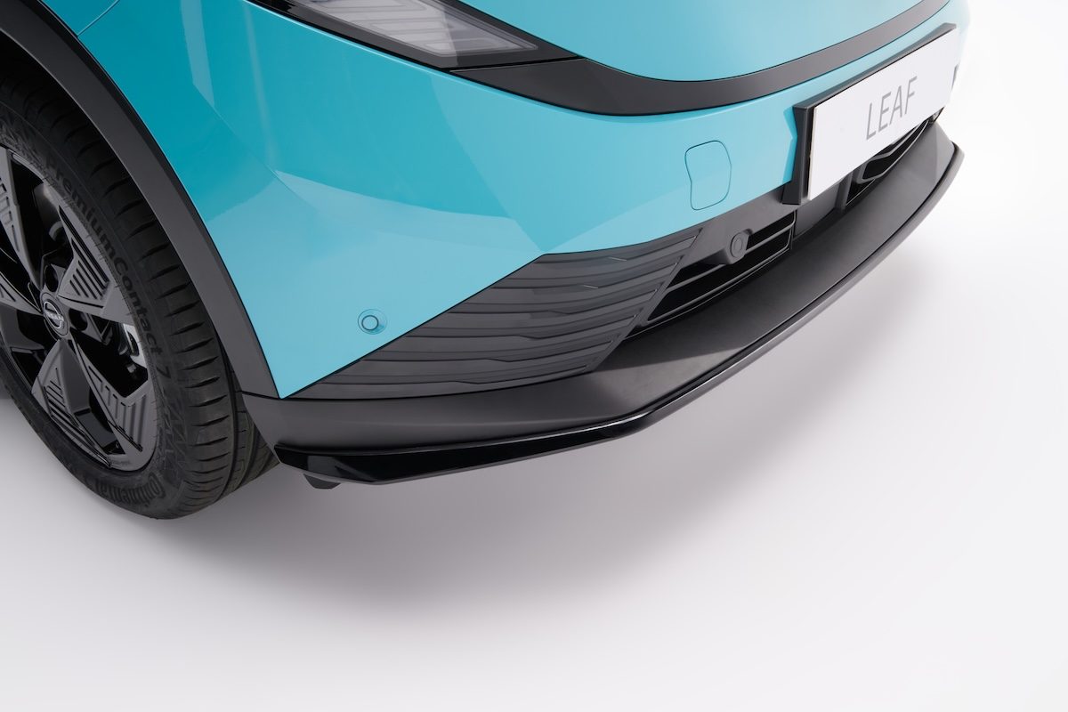 Bilde av vinduene på Nissan LEAF elbil