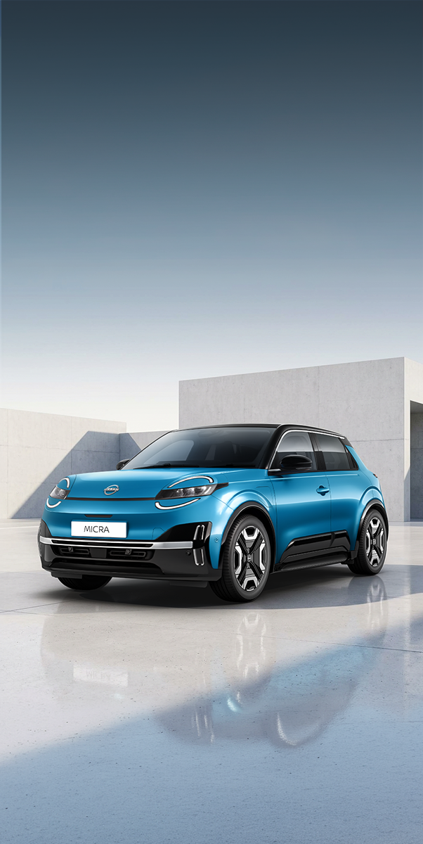Nya Nissan MICRA – vy framifrån