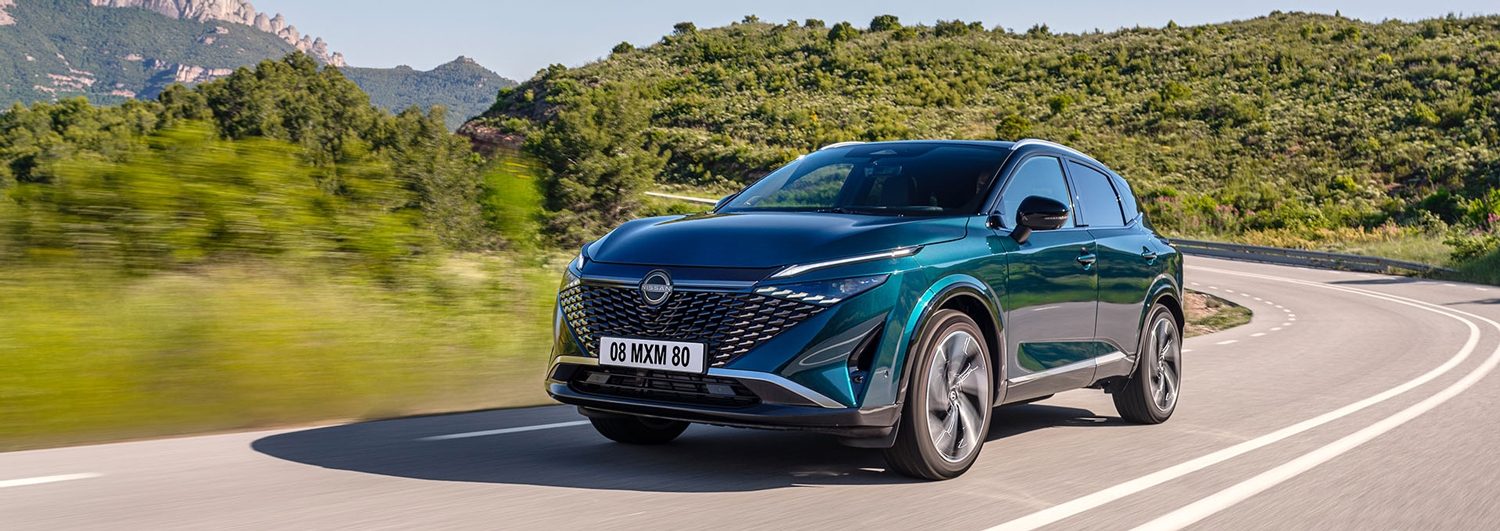 Zeleni Nissan Qashqai