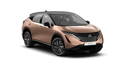 Das Bild zeigt den Nissan ARIYA, ein vollelektrisches SUV, das für Rettungsdienste konzipiert wurde.