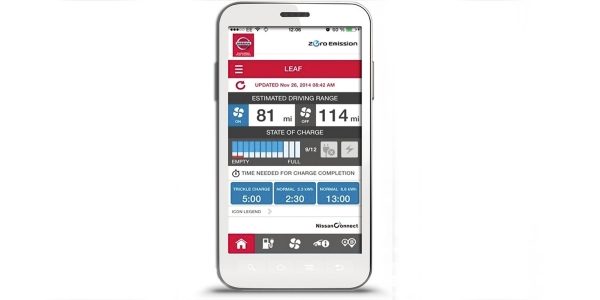 NISSAN LEAF – NissanConnect EV App