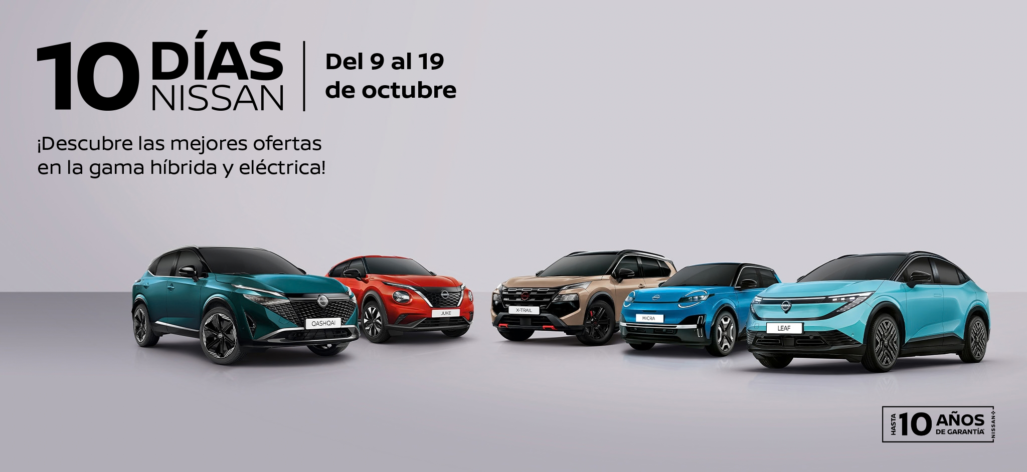 Gama Nissan híbrida y eléctrica con las mejores ofertas