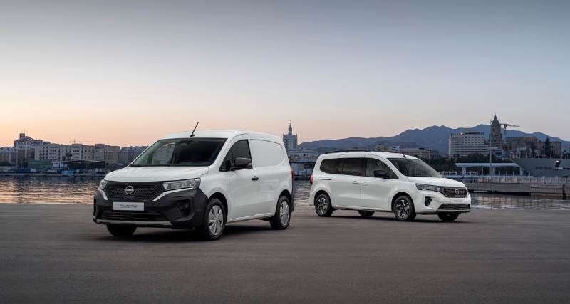 Nissan Townstar Combi, Nissan Townstar Furgón y Nissan Interstar 100% eléctricas