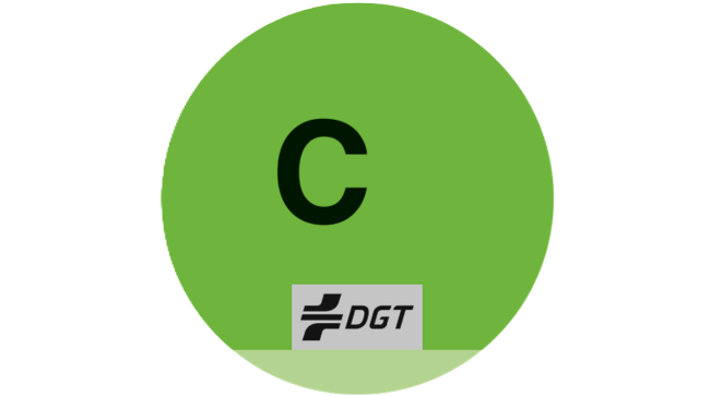 Etiqueta C DGT