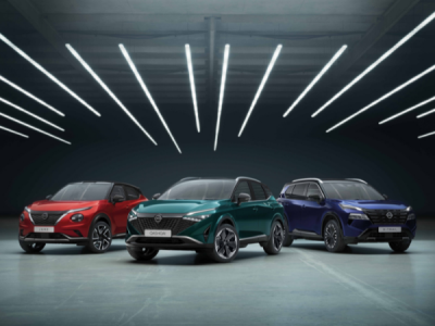 Nissan Juke, Nissan Qashqai y Nissan X-Trail tipos de suv híbridos