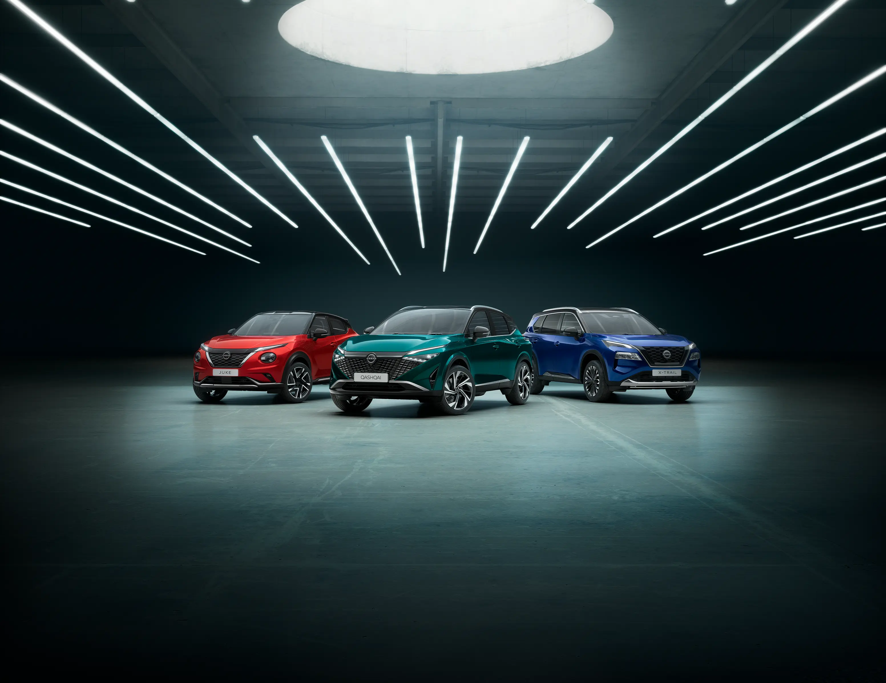 Vista de gama de vehiculos nuevos Nissan