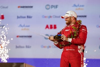 Nissan Fórmula E Podio en Yeda