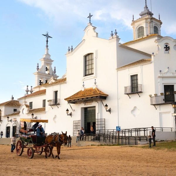 Calles de arena del Rocío