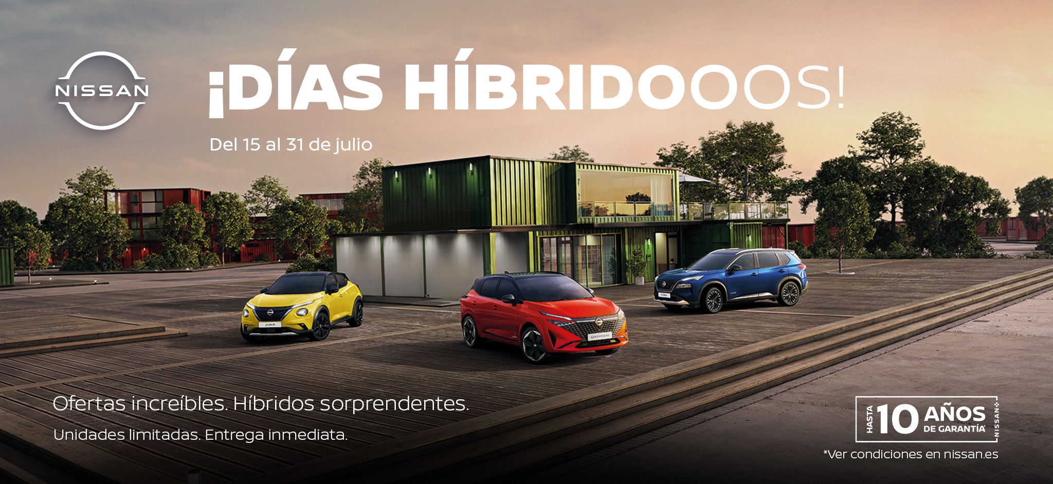 Días híbridos del 15 al 31 de julio