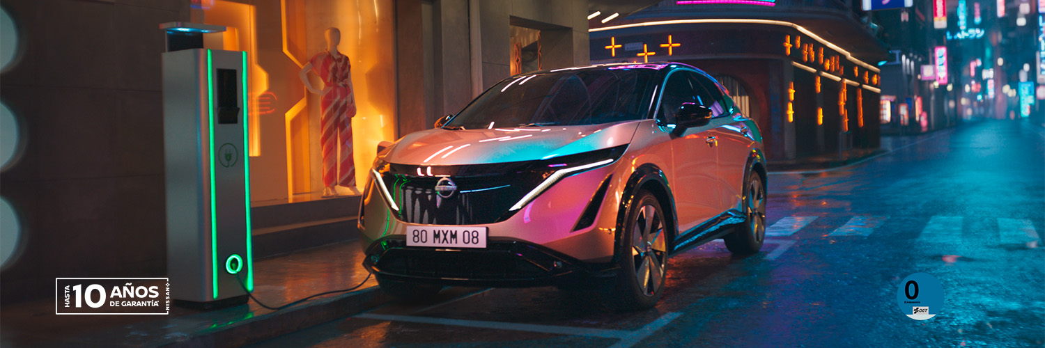 Nissan ARIYA visión lateral ofertas