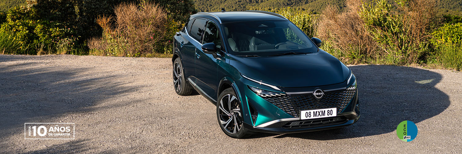 Nuevo nissan Qashqai en el monte