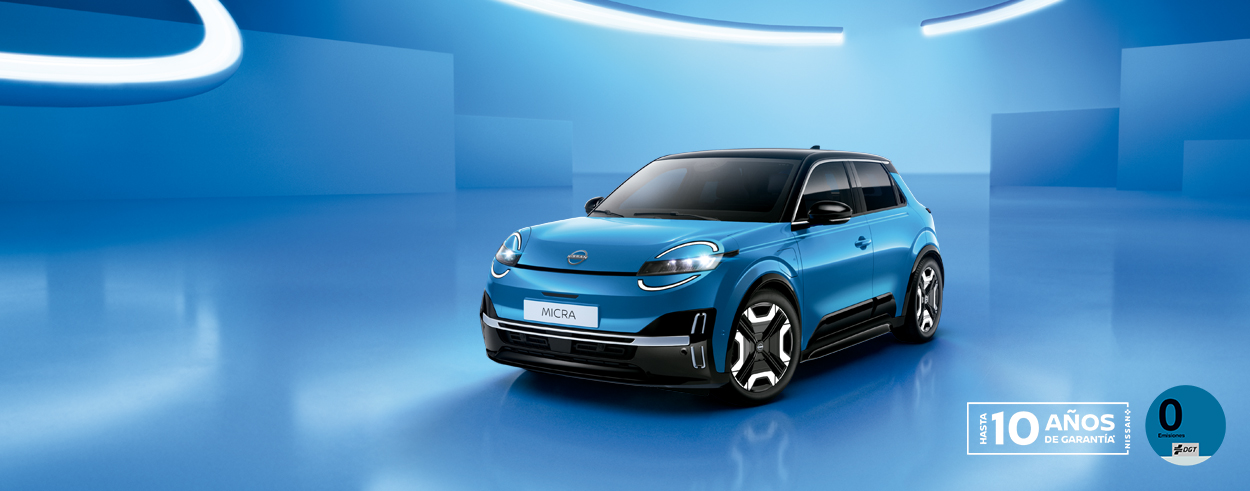 Nuevo Nissan MICRA coche urbano compacto 100% eléctrico