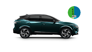 Nissan Qashqai e-power verde de lado