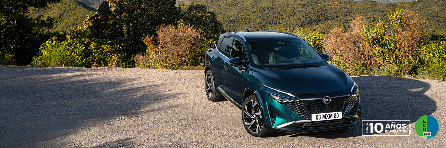 Nuevo nissan Qashqai en el monte