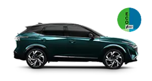 Nissan Qashqai e-power verde de lado