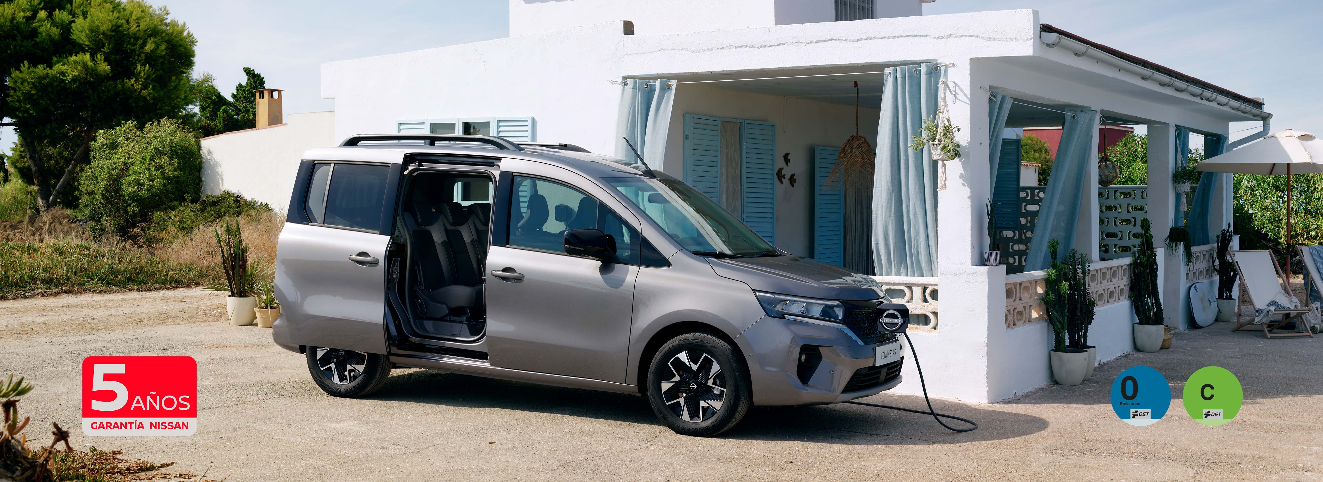 Nissan Townstar Combi vista trasera ofertas empresas