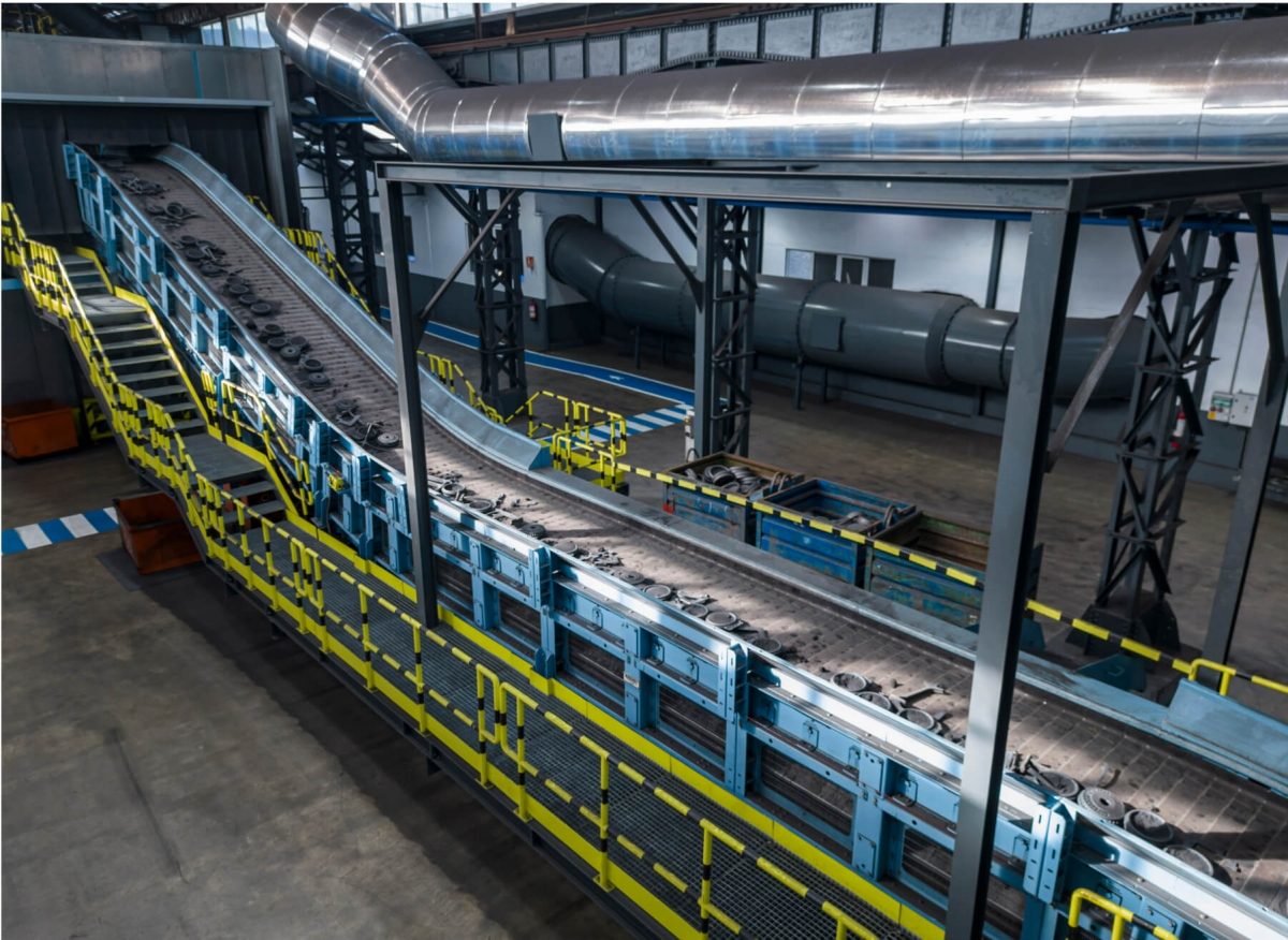 Imagen del interior de la fabrica Nissan