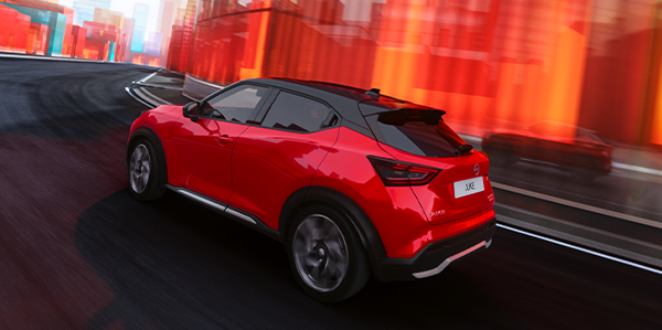 Nissan Juke en color rojo