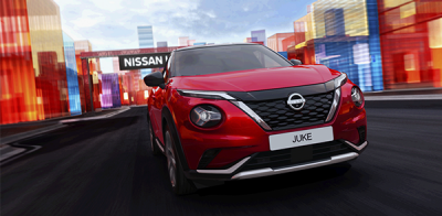 Diseño Nissan Juke rojo