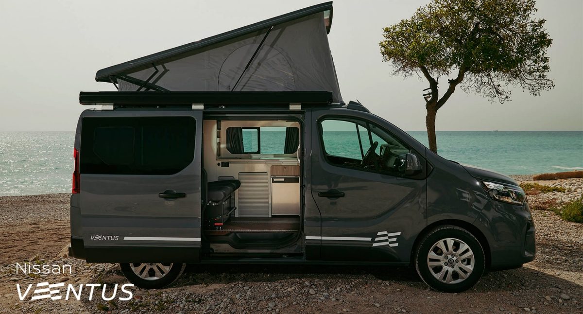 Furgoneta camper Nissan Ventus para el Salón Internacional del Caravaning 2025