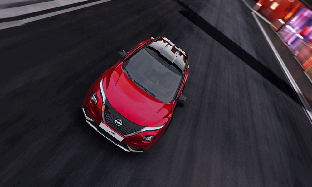 Nissan Juke en color rojo