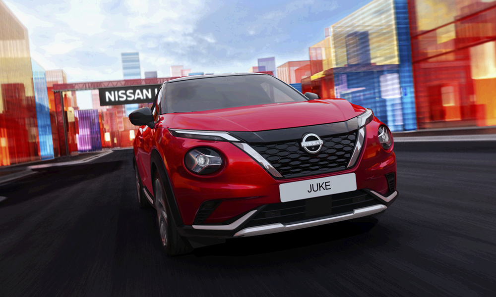 Nissan Juke en color rojo