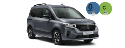 Nissan Townstar Combi Teckna de color gris