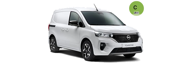 Nissan Townstar Van ev Comfort L2 de color blanco